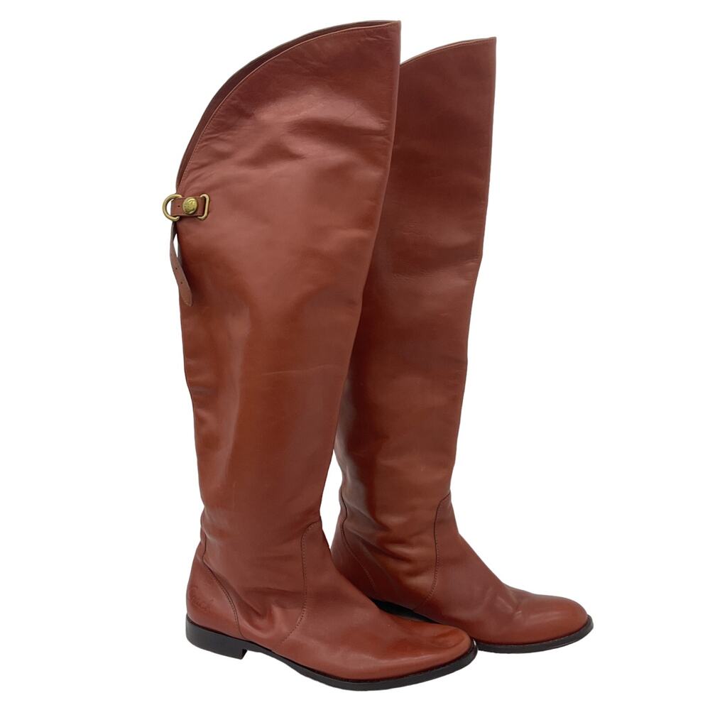 soft leather tall boots